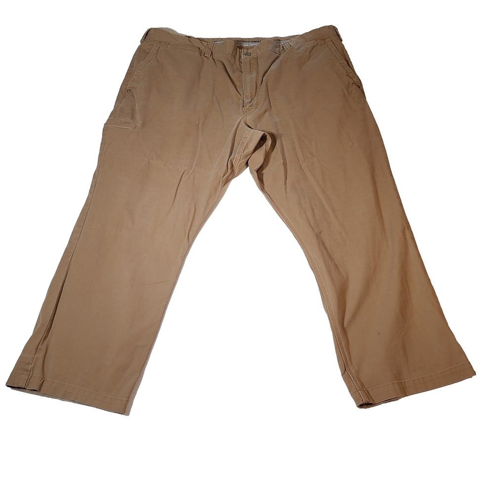 Duluth Trading Flex Ballroom Khakis Men’s 48x30 Tan Stretch Chino Pants Outdoor